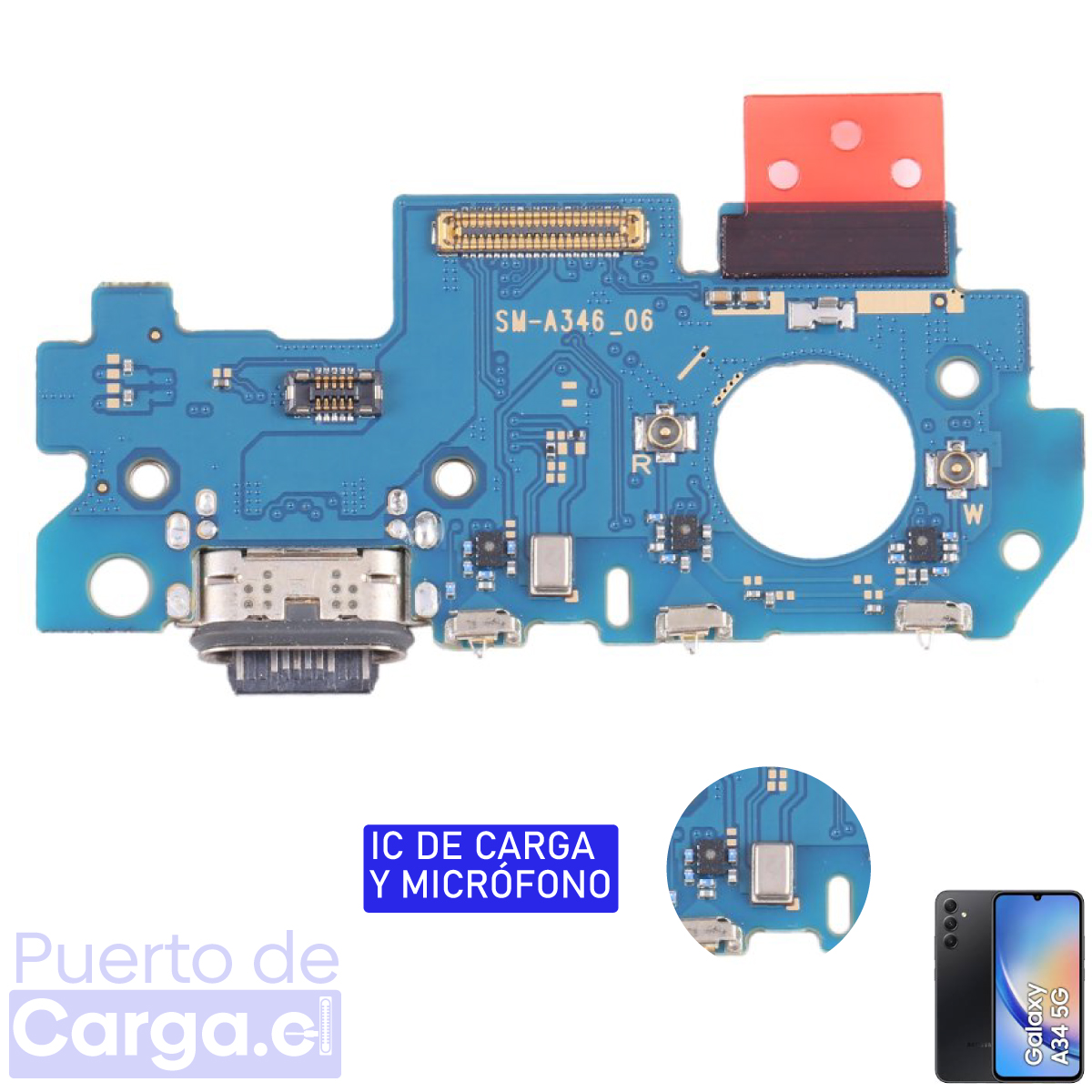 Microfono Samsung Galaxy A34